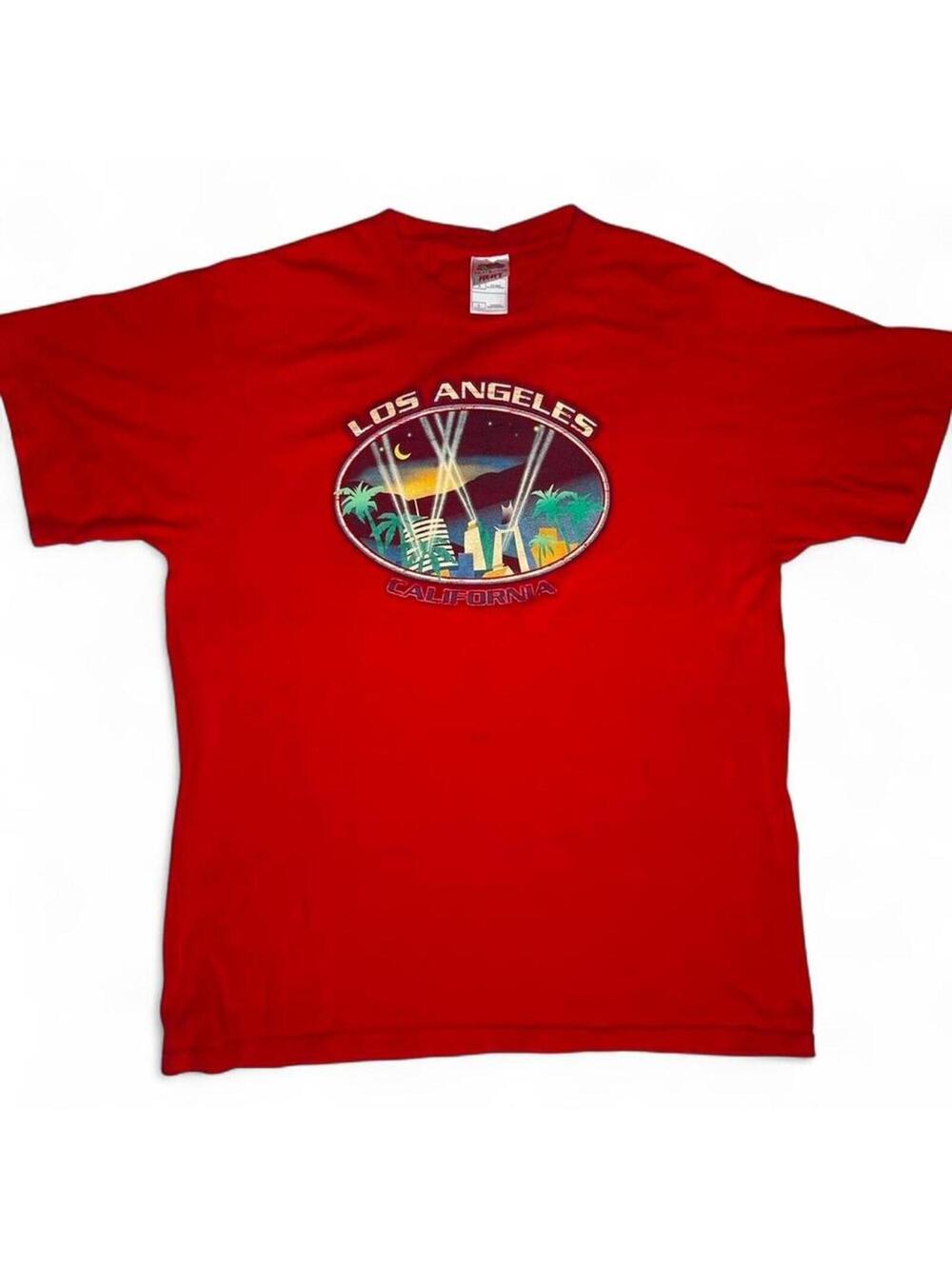 Vintage Los Angeles California City Lights Graphic T-Shirt